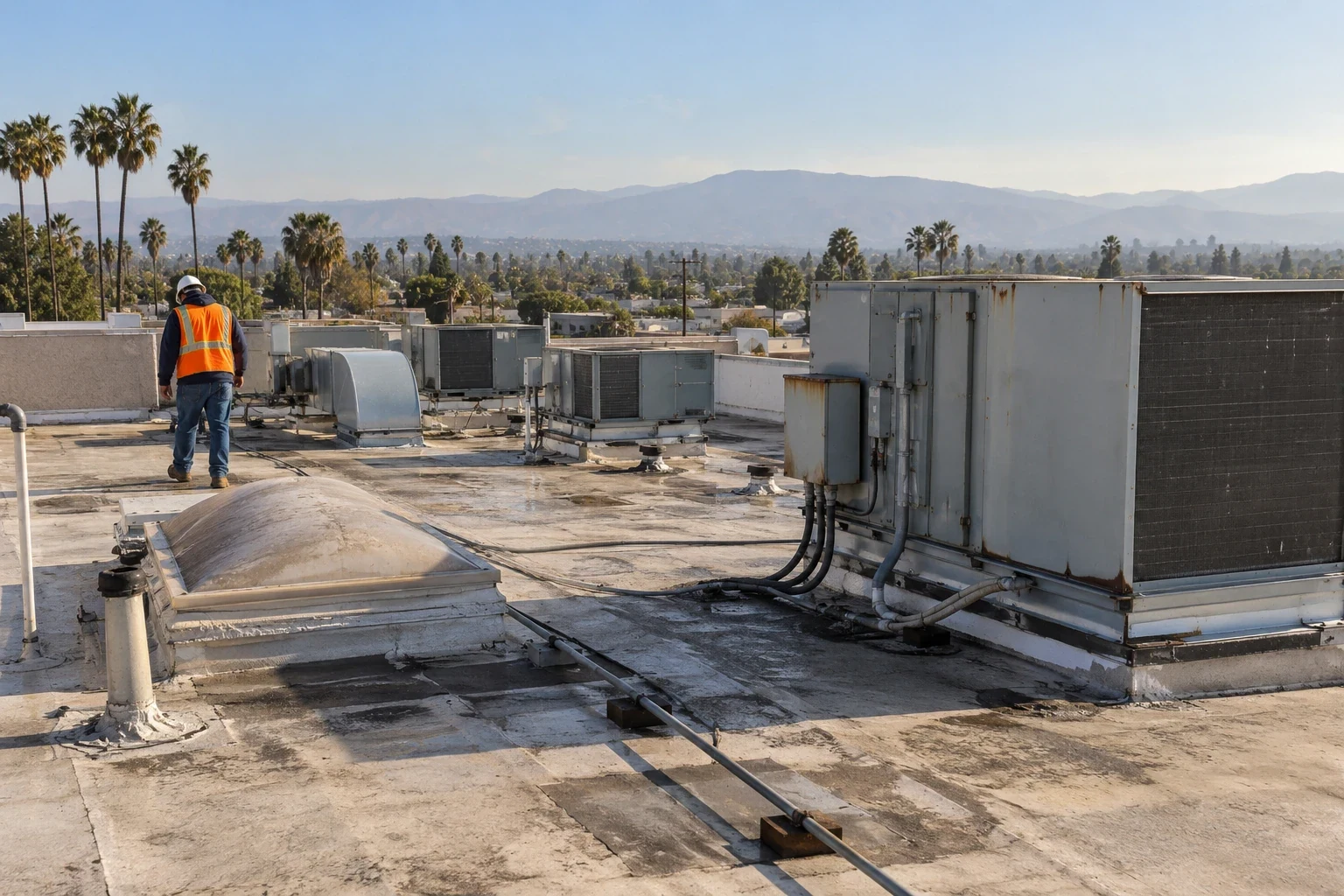 Roof condition report in Visalia, CA