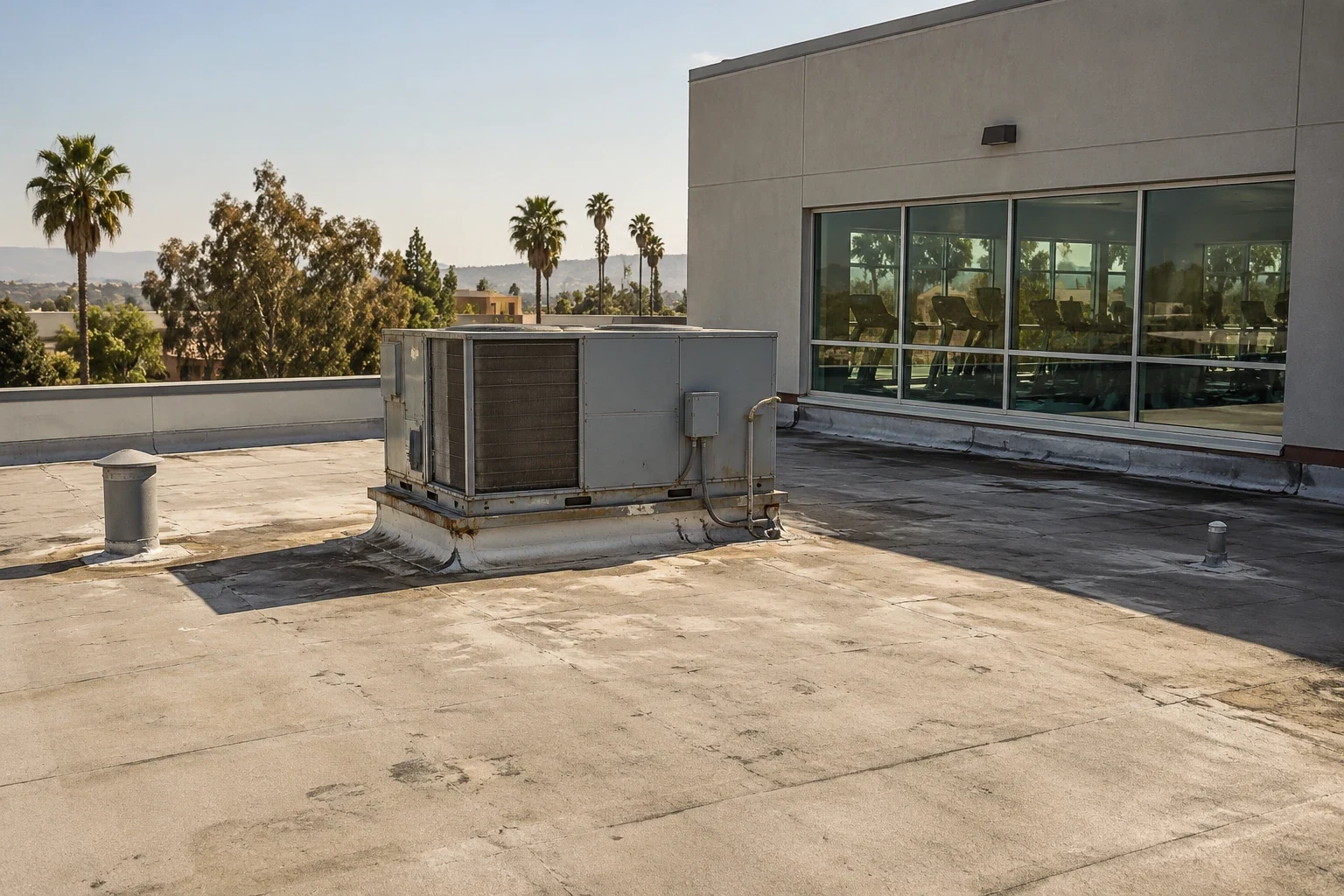 Fitness Center and Gym Roofing in Visalia