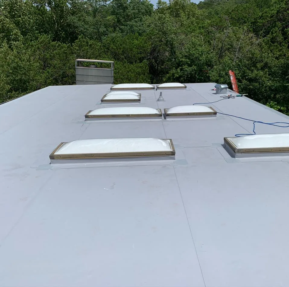 TPO roof system in Visalia, CA