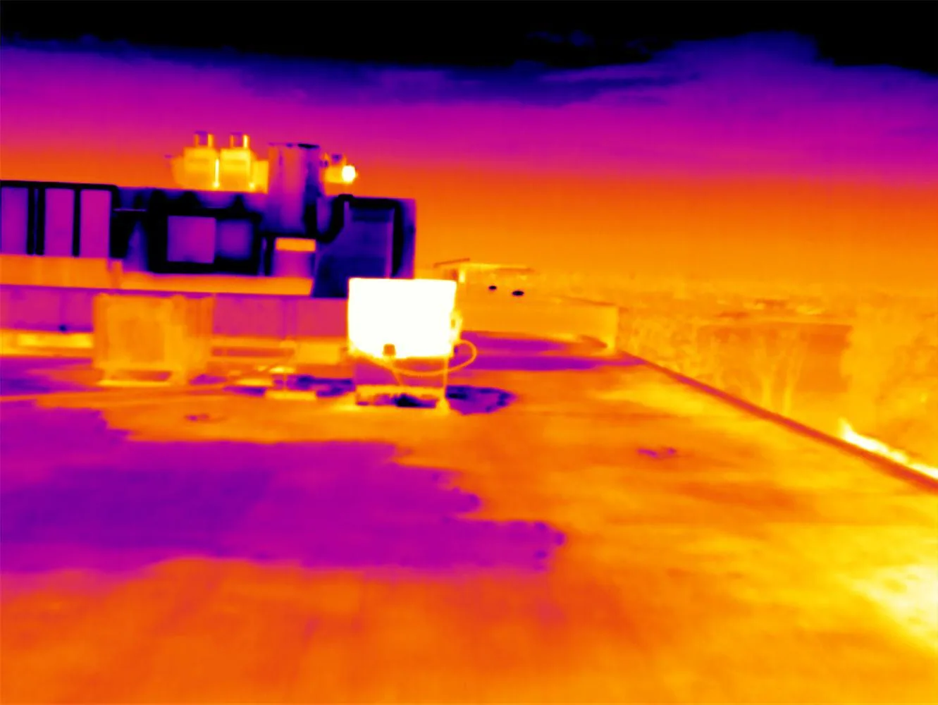 Infrared Roof Moisture Survey in Visalia, CA